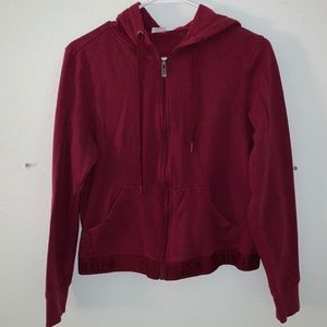 CALVIN KLEIN red zip up